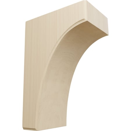 Ekena Millwork 5 1/4"W x 8"D x 12"H Clarksville Bracket, Rubberwood BKTW05X08X12CVRW